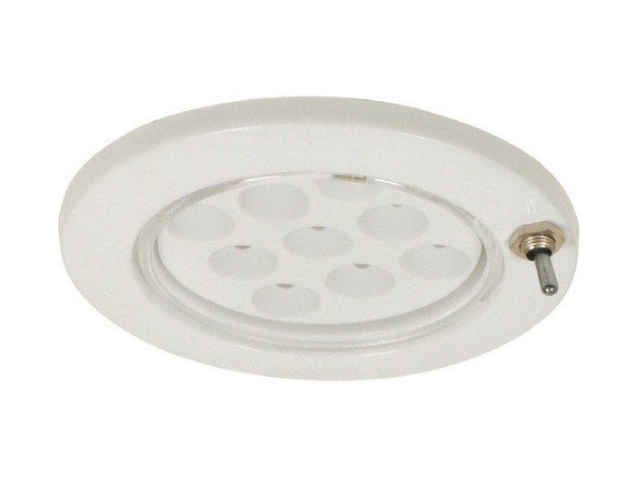BLA Light Cabin Recessed Wh Rnd Switch 9 Led