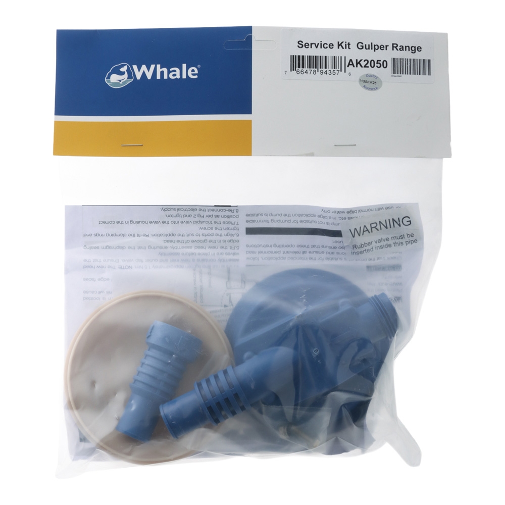 Whale Gulper Water Pump Service Kit