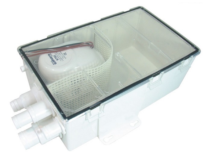 Attwood Grey Waste System with Pump - 12V