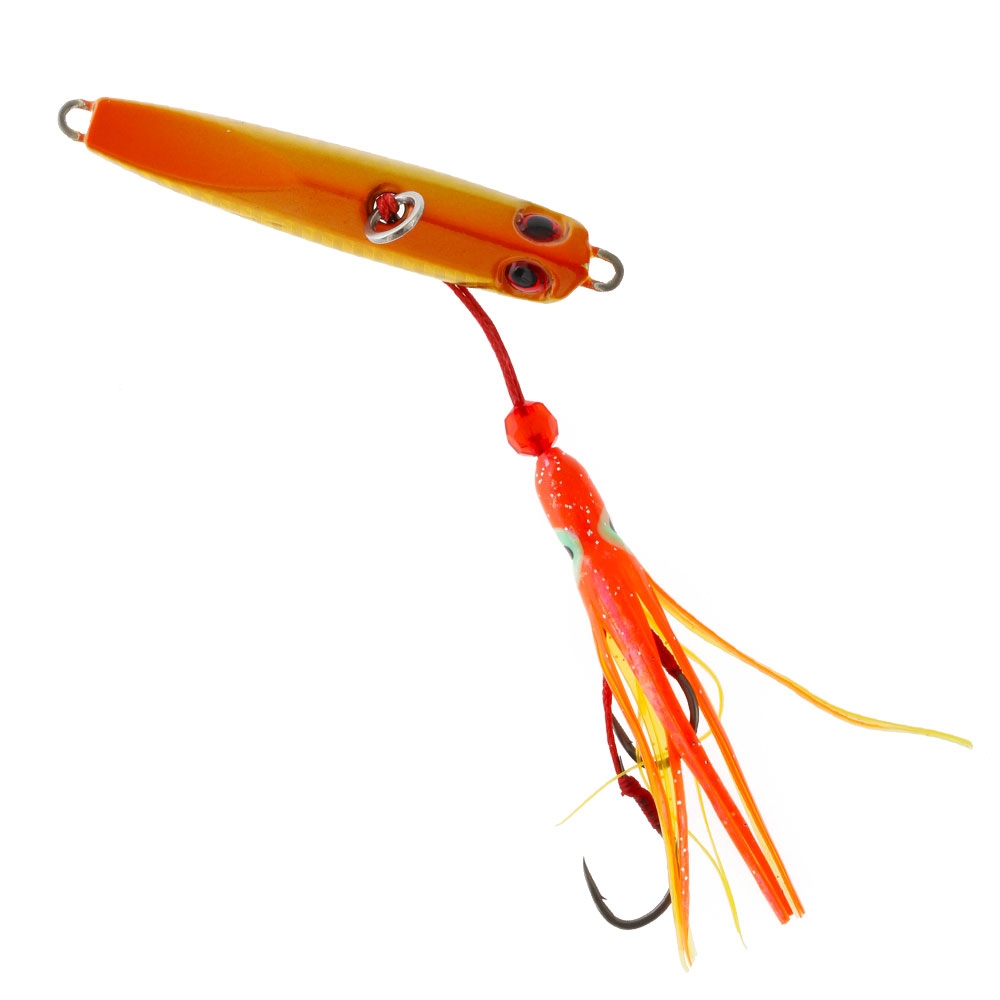 Ocean Angler Jitterbug Inchiku Lure 40g Orange Gold