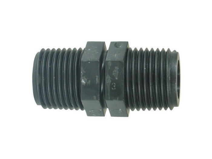 BLA Nipple Hex Poly 1/2 BSPM