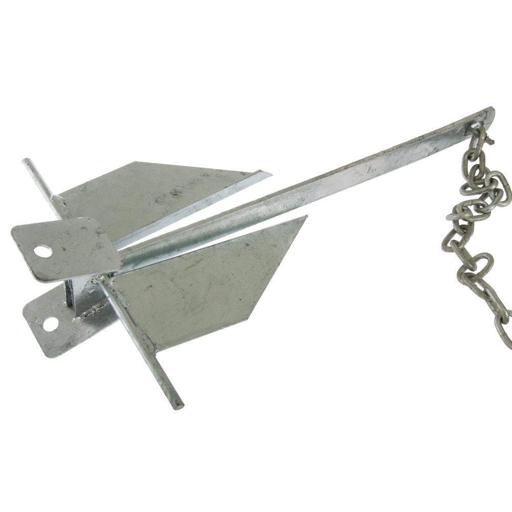 BLA Galvanised Sand Anchor Kit 4S with 6mm x 50m Rope and 2 x 6mm Chain BLA Galvanised Sand Anchor Kit 4S with 6mm x 50m Rope and 2 x 6mm Chain