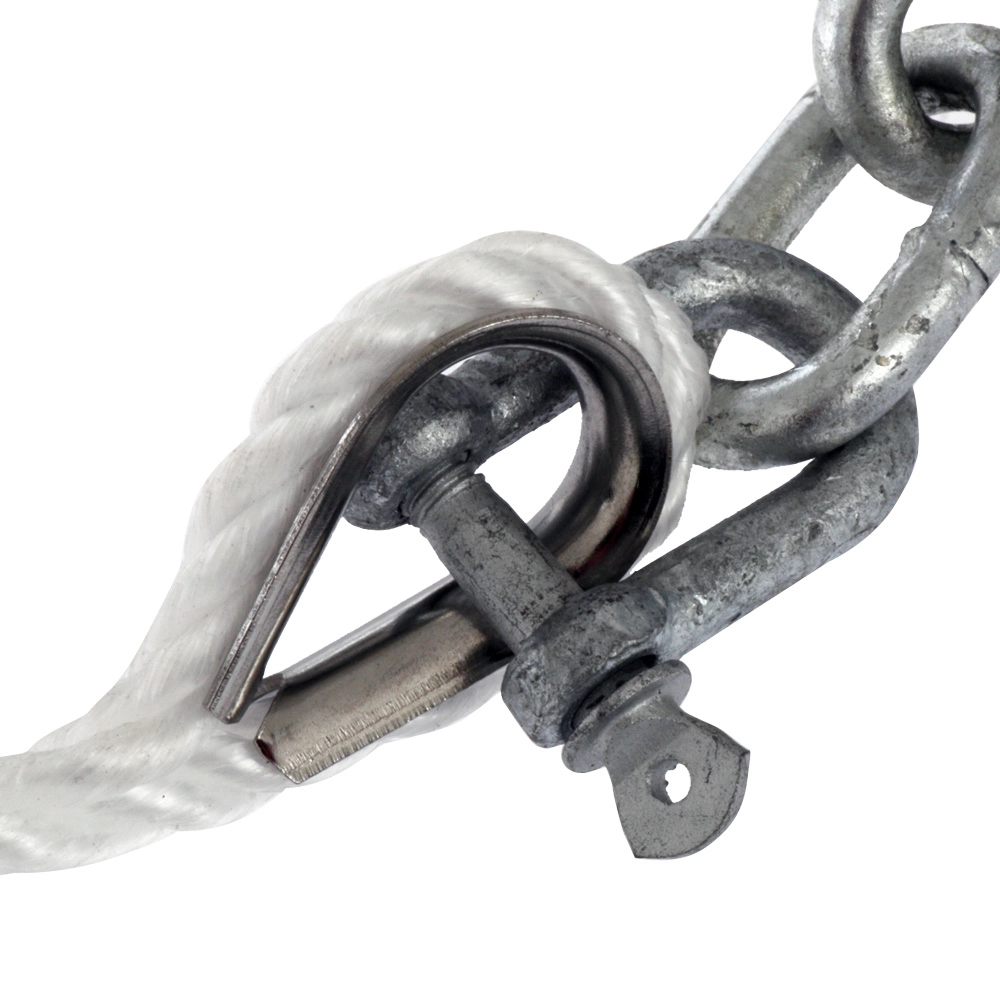 BLA Galvanised Sand Anchor Kit 4S with 6mm x 50m Rope and 2 x 6mm Chain BLA Galvanised Sand Anchor Kit 4S with 6mm x 50m Rope and 2 x 6mm Chain