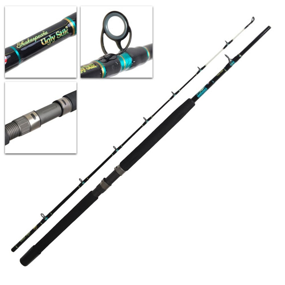 Ugly Stik Black Tiger Heavy Duty 50lb Overhead Rod 7ft 5-25kg 2pc