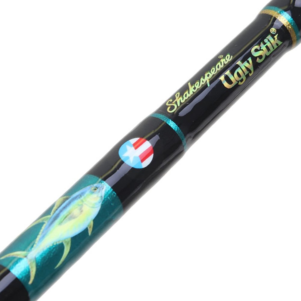 Ugly Stik Black Tiger Heavy Duty 50lb Overhead Rod 7ft 5-25kg 2pc