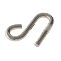 BLA 304 Stainless Steel S Hook 77 x  8mm Thumbnail BLA 304 Stainless Steel S Hook 77 x  8mm