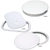 Jim Black Inspection Plate Covrd Molded Wh 96mm Id