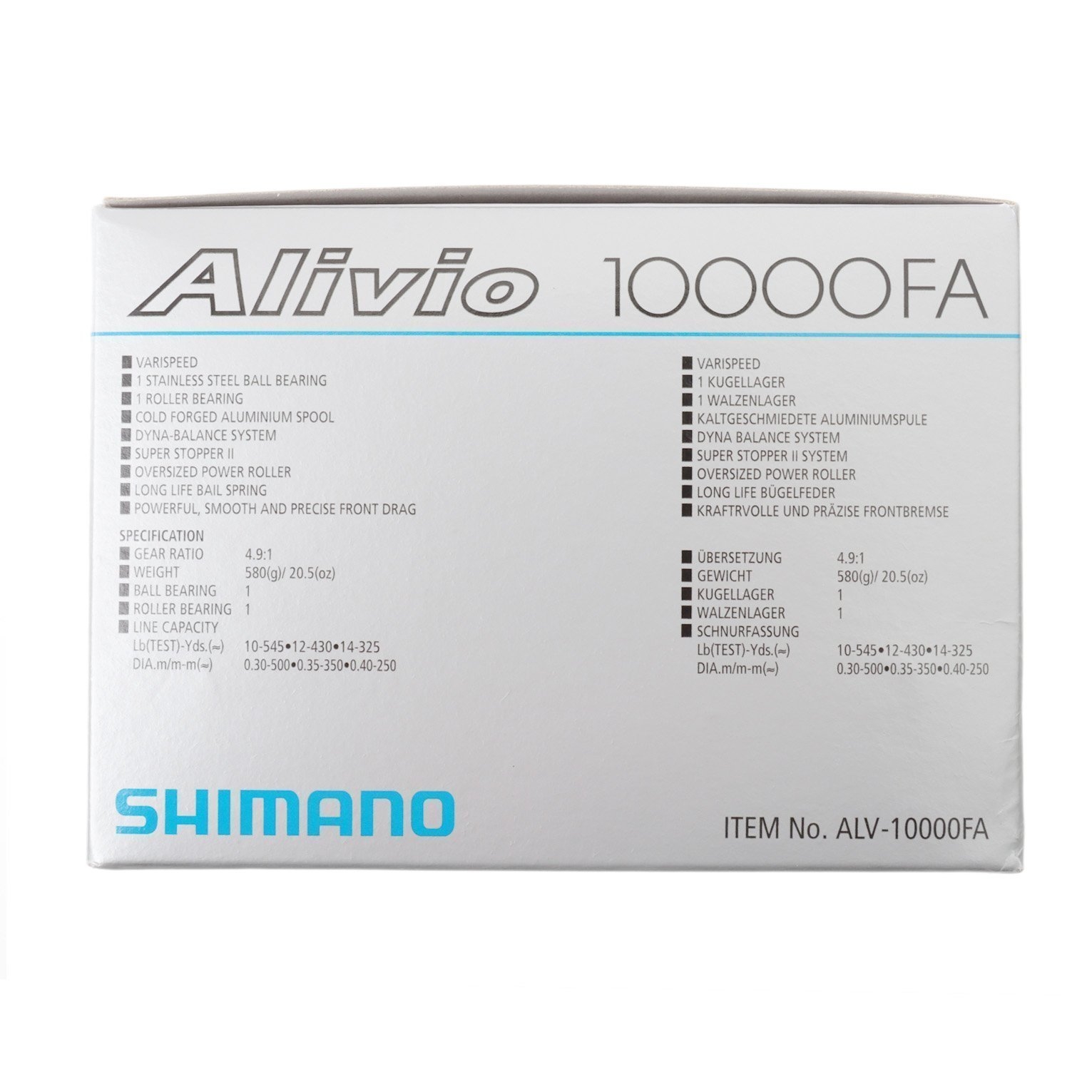 Shimano Alivio 10000 FA Intense Rock Combo 8ft 12kg 3pc