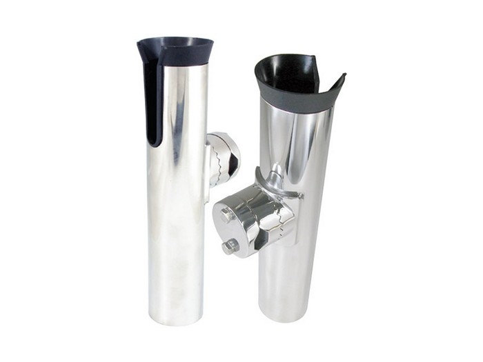 BLA Rail Mount Rod Holder - Slotted Stainless Steel