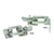 Marine Town Slimline Hatch Fastener - Stainless Steel Flat