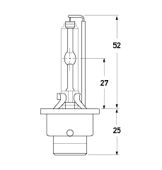 Hella Marine D4S HID Xenon Gas Discharge Bulb
