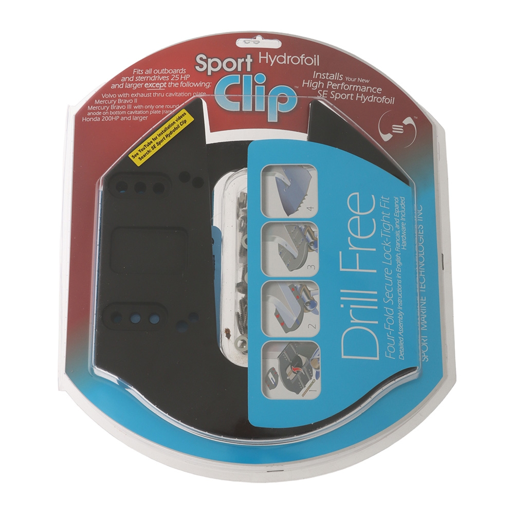 SE Sport Hydrofoil Clip Mounting Clamp - Outboards 8HP and higher