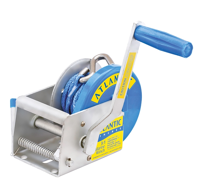 BLA Winch Atlantic Trlr 3:1 4mm Rope