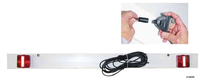 BLA Light Board Trailer 1.5M + 3 X Plug Set