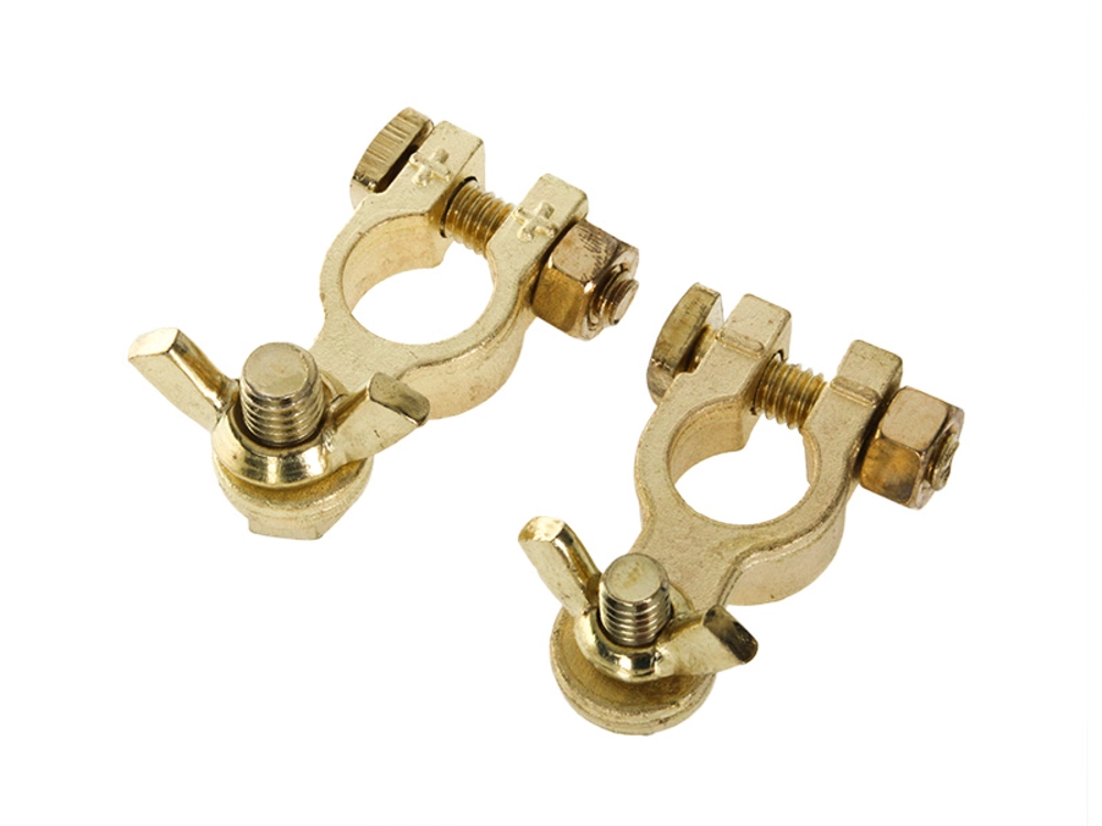 Battery Terminal - Brass 1 Pair Battery Terminal - Brass 1 Pair
