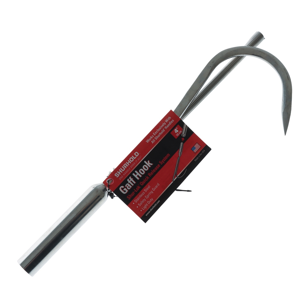 Shurhold Stainless Steel Fishing Gaff Hook 4in
