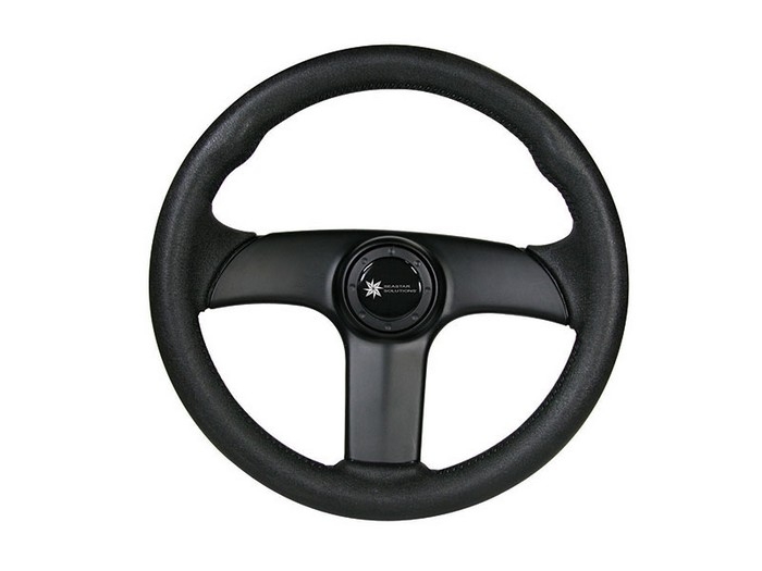 BLA Steering Wheel - Viper Three Spoke Black PVC