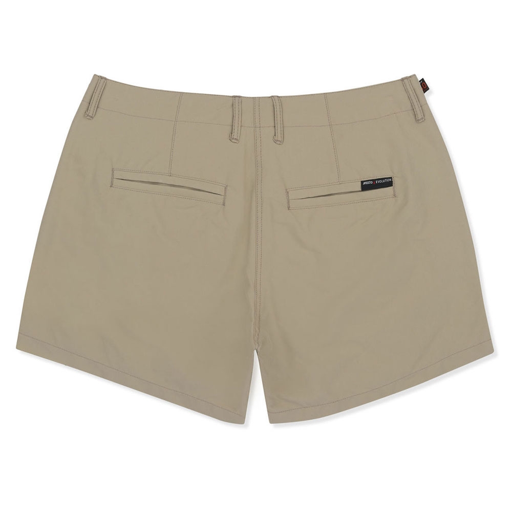 Musto Womens Rib UV Fast Dry Shorts Light Stone Size 14