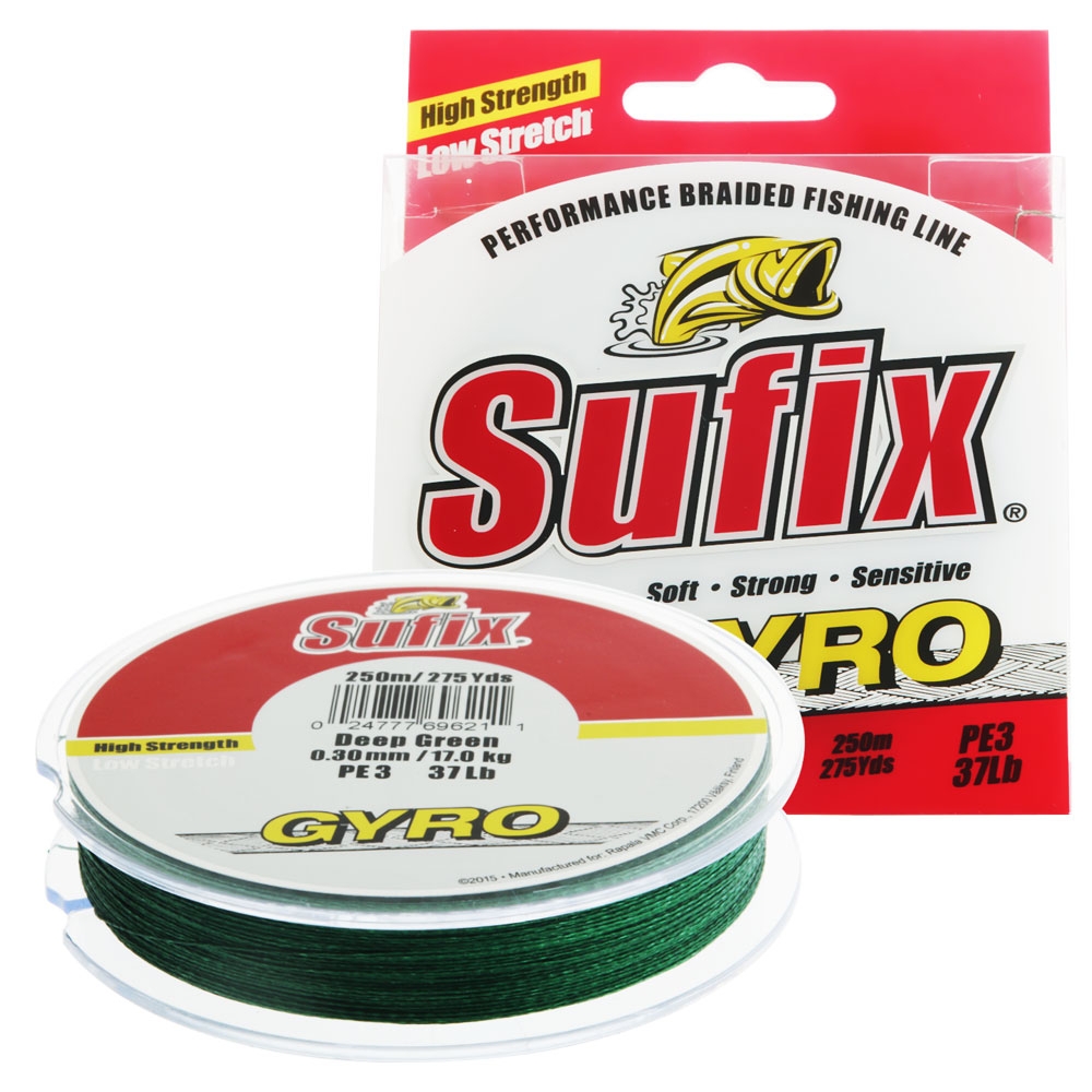Sufix GYRO Braid Green 37lb 250m