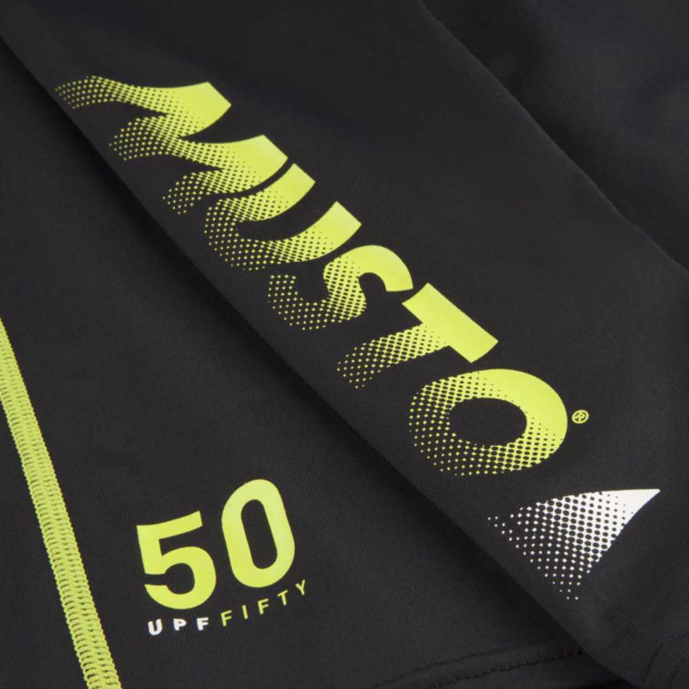 Musto Sunblock Long Sleeve Rash Vest Black L