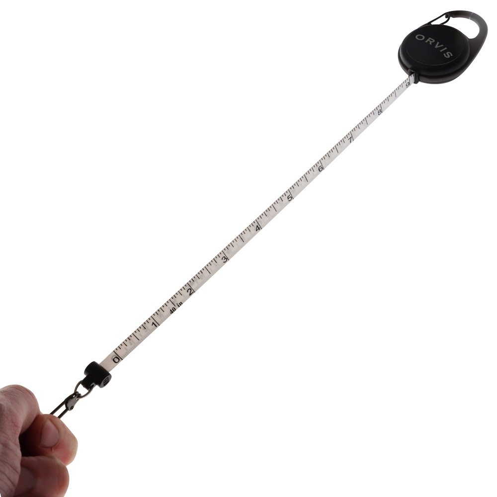Orvis Carabiner Zinger Retractable Tape Measure and Holder