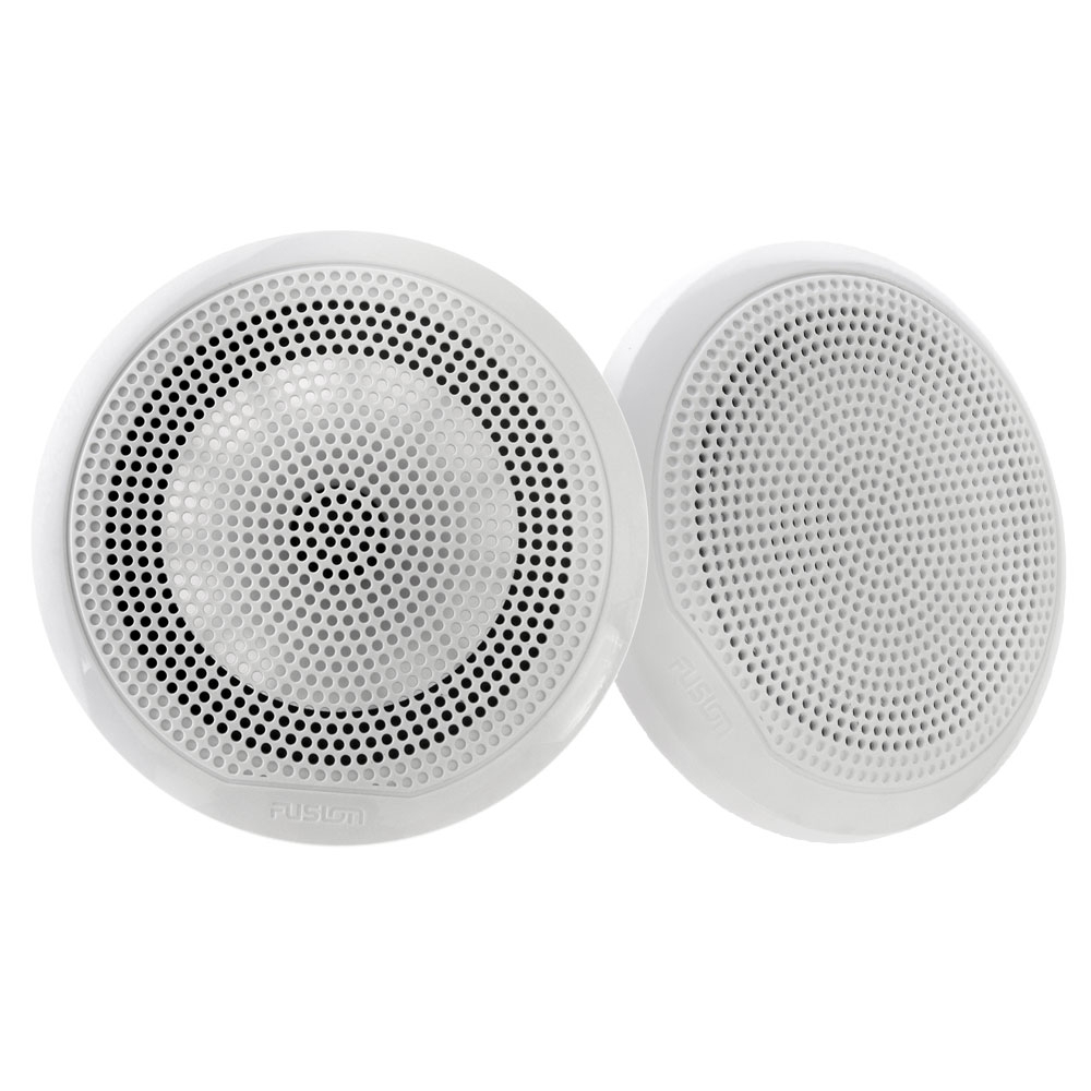 Fusion EL Series Shallow Mount Marine Speakers 6.5in 80W White