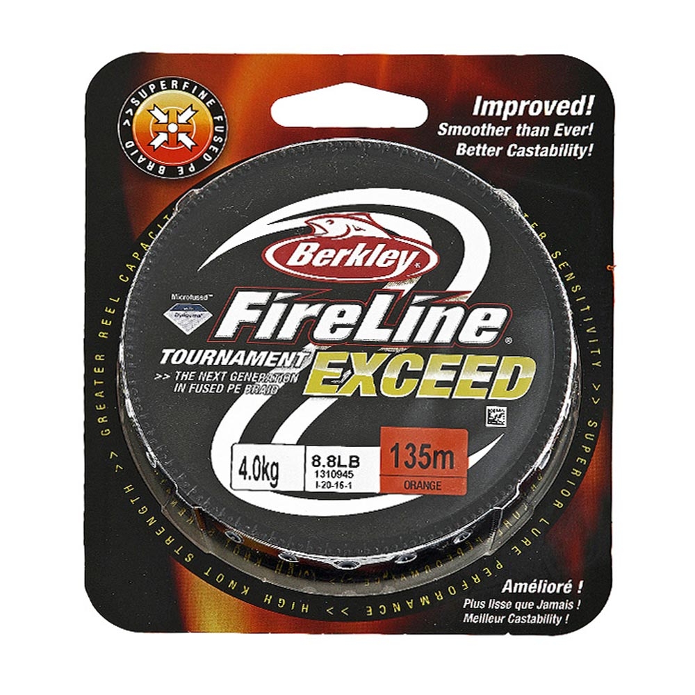 Berkley FireLine Exceed Braid Orange 135m 4kg 0.12mm