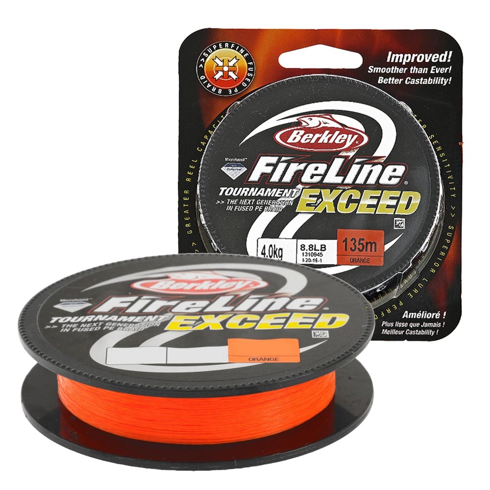 Berkley FireLine Exceed Braid Orange 135m 4kg 0.12mm