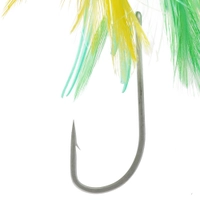 Williamson Flash Feather Rigged Tuna Lure 4in Yellow Green Thumbnail Williamson Flash Feather Rigged Tuna Lure 4in Yellow Green