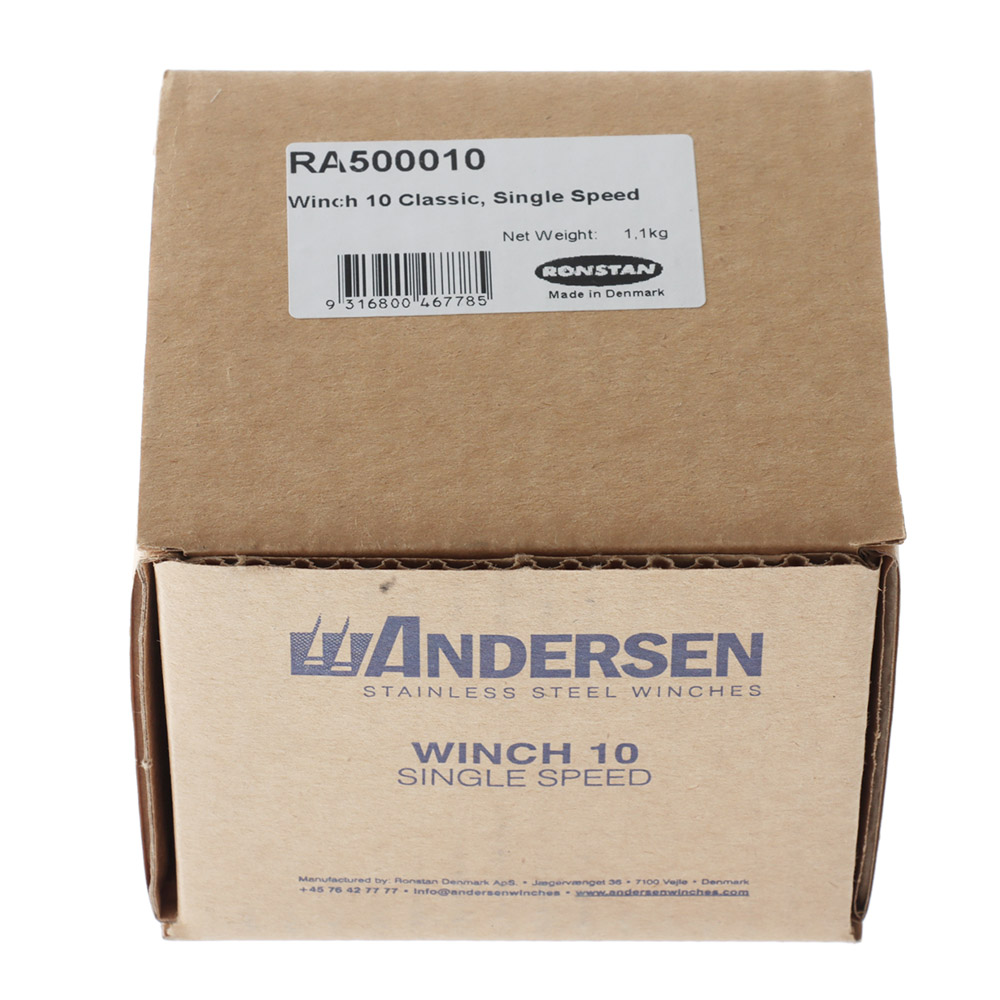 ANDERSEN RA500010 Classic Winch Size 10 Single Speed