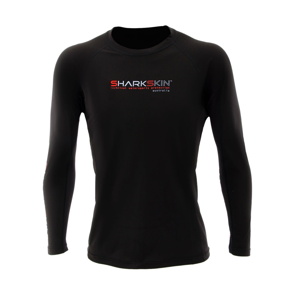 Sharkskin Rapid Dry UPF50+ Long Sleeve Top Black/Charcoal 3XL