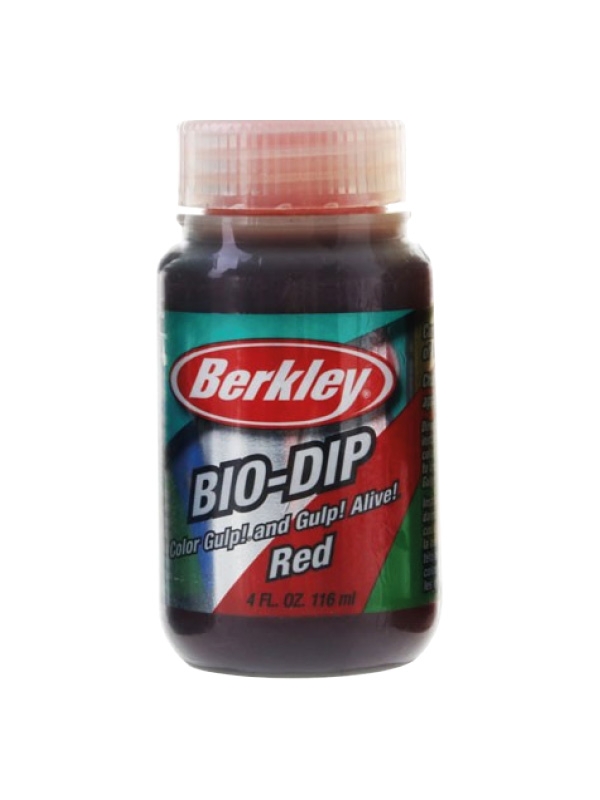 Berkley Bio-Dip Soft Bait Dye Red 4oz