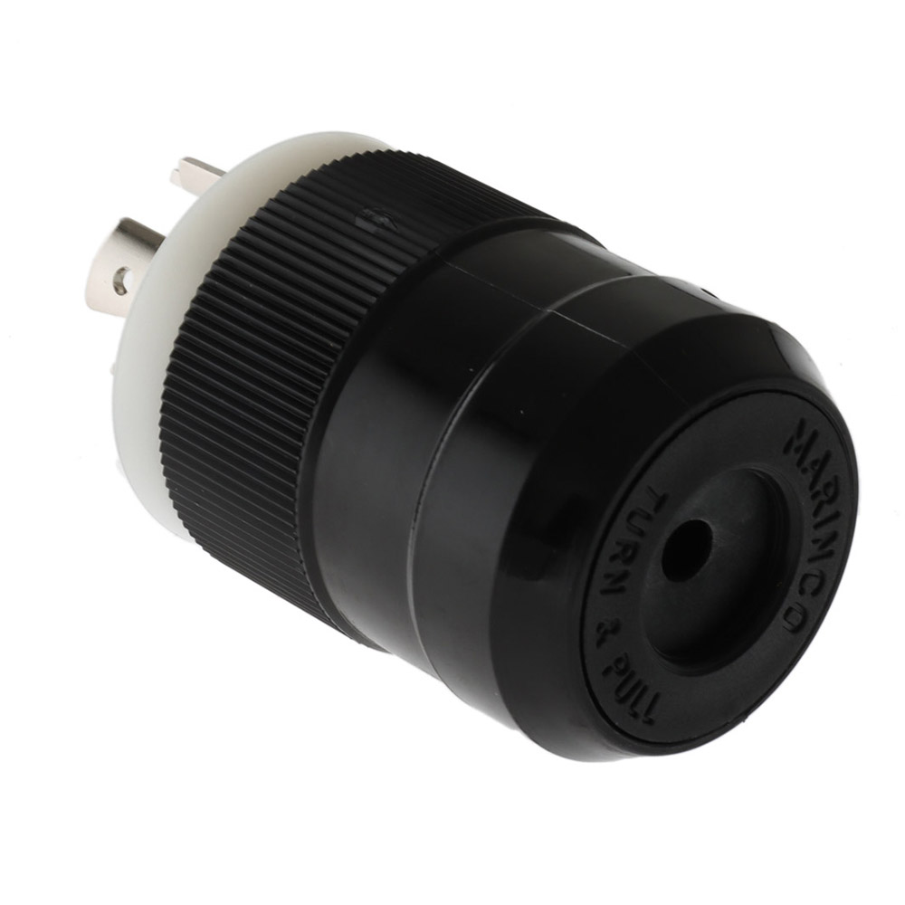 Marinco 4-Wire 12/24V Trolling Motor Plug Black