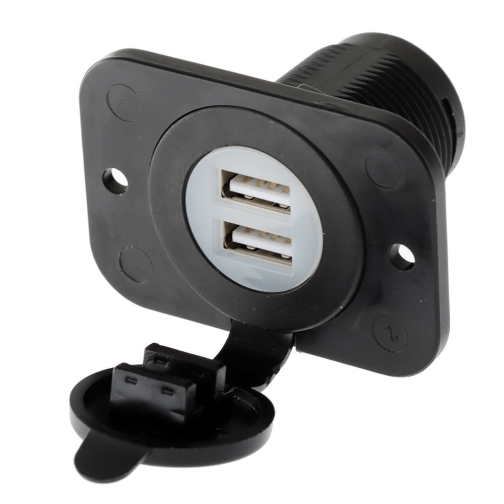 Marinco Dual USB Charger Receptacle 12-24V OEM