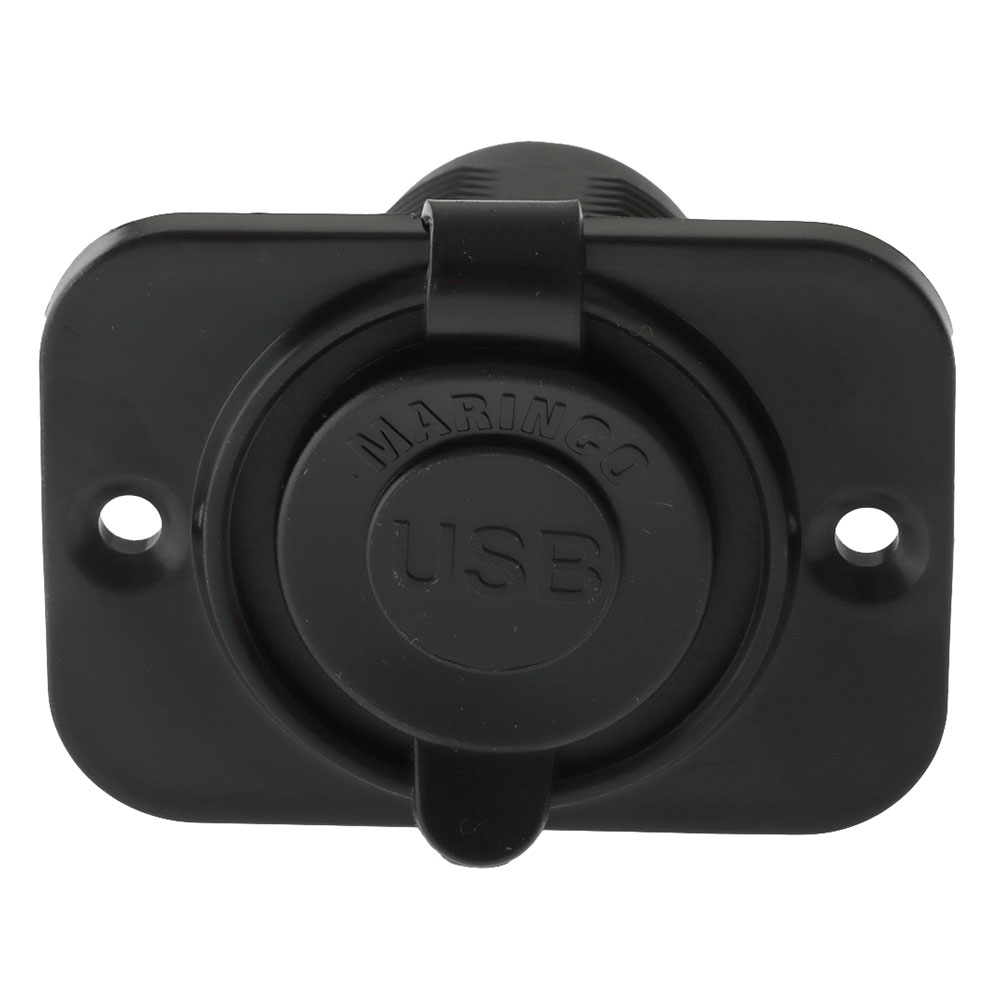 Marinco Dual USB Charger Receptacle 12-24V No LED OEM