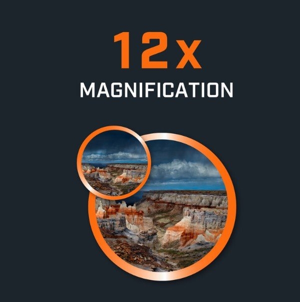 Bushnell H2O 12x25 Waterproof Binoculars - Returned Item-Broken right eye seal