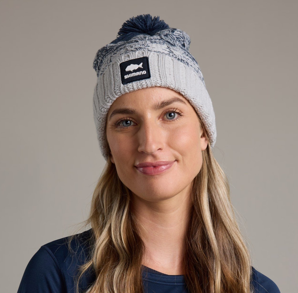 Shimano Ocean Blues Pompom Beanie Sea Blue