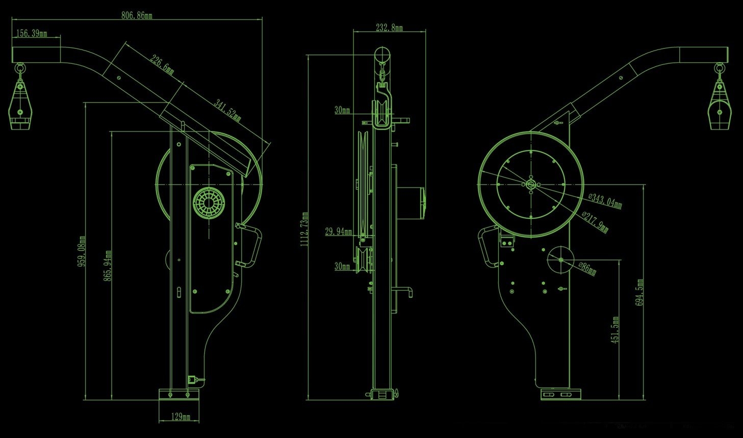 OZTRAP PRO300 Cray Pot Hauler and Line Puller 900W 300lb