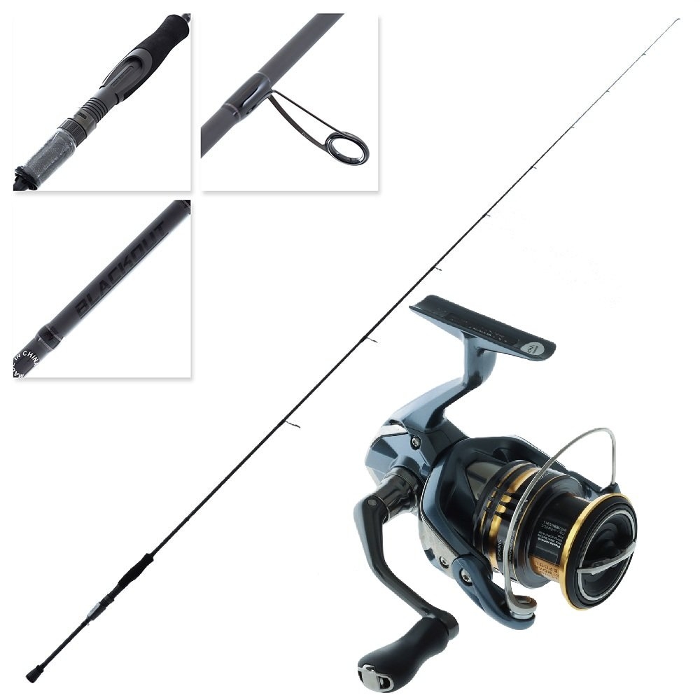 Shimano Ultegra 2500 FC Blackout Medium Canal Spin Combo 8ft 2in 6-12lb 5-12g 2pc