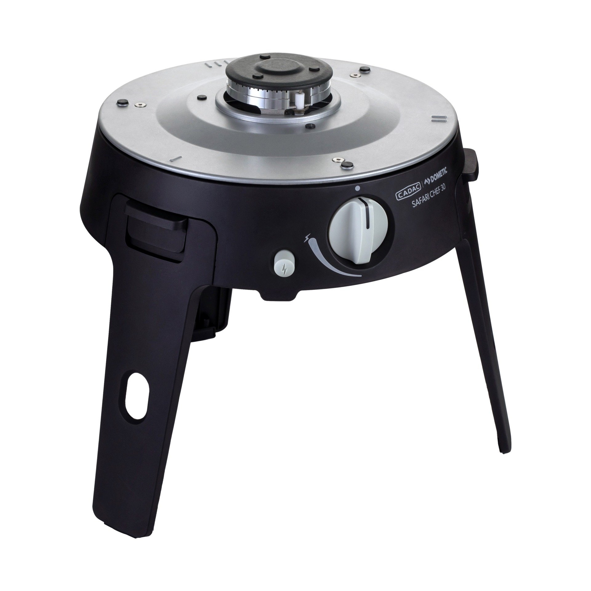 Dometic Cadac Safari Chef 30 HP Portable Gas BBQ and Cooker with Grill Plate and Pot Stand