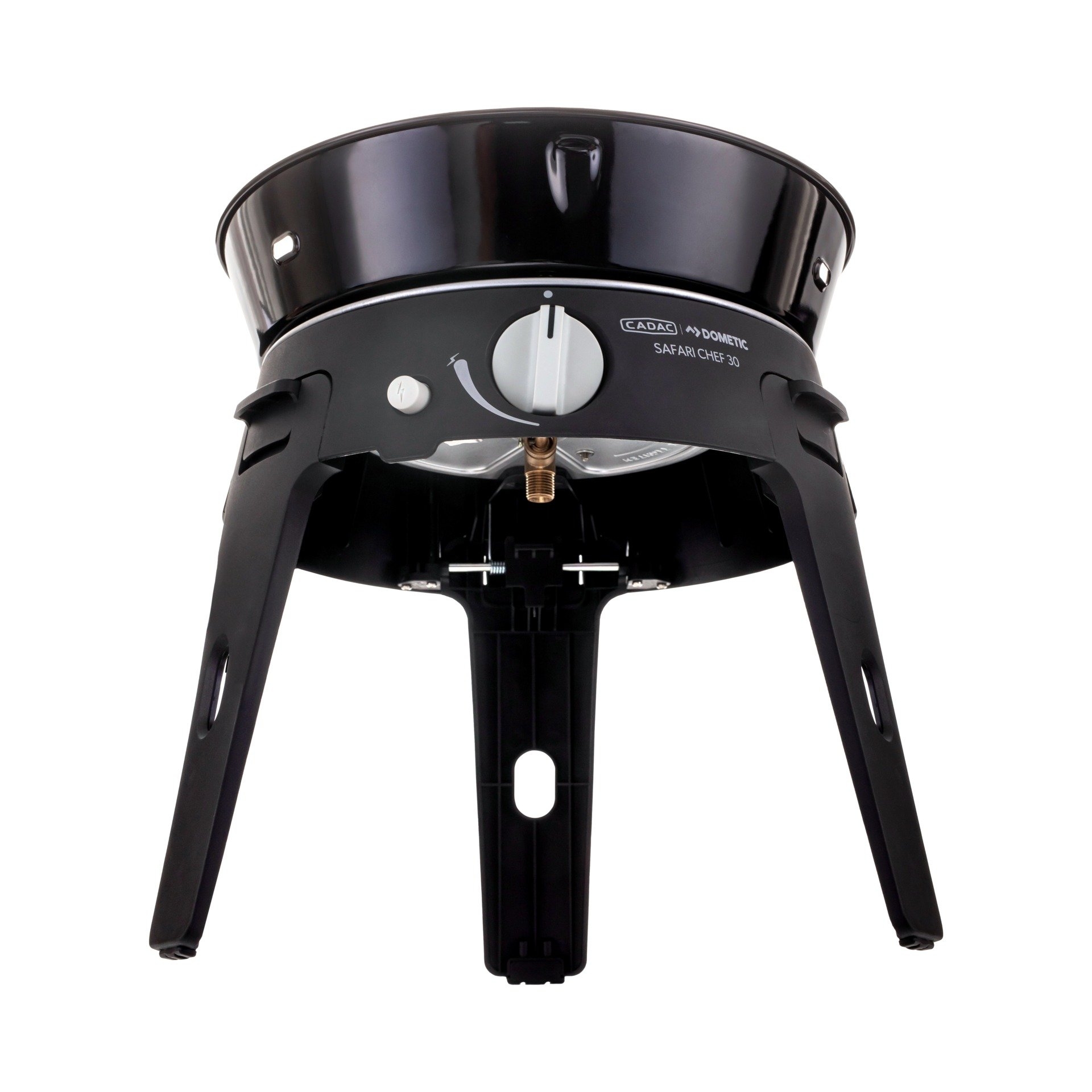 Dometic Cadac Safari Chef 30 HP Portable Gas BBQ and Cooker with Grill Plate and Pot Stand
