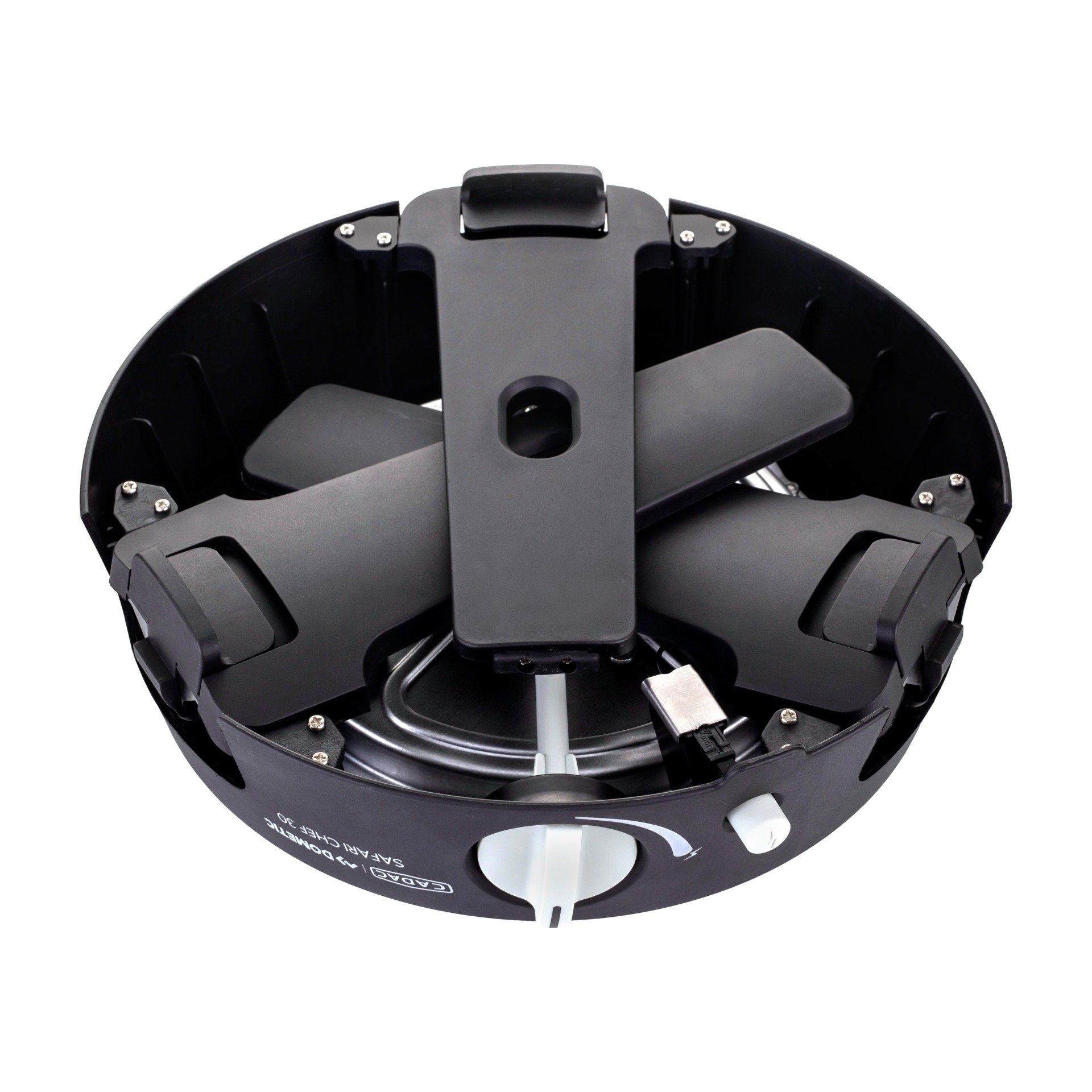 Dometic Cadac Safari Chef 30 HP Portable Gas BBQ and Cooker with Grill Plate and Pot Stand