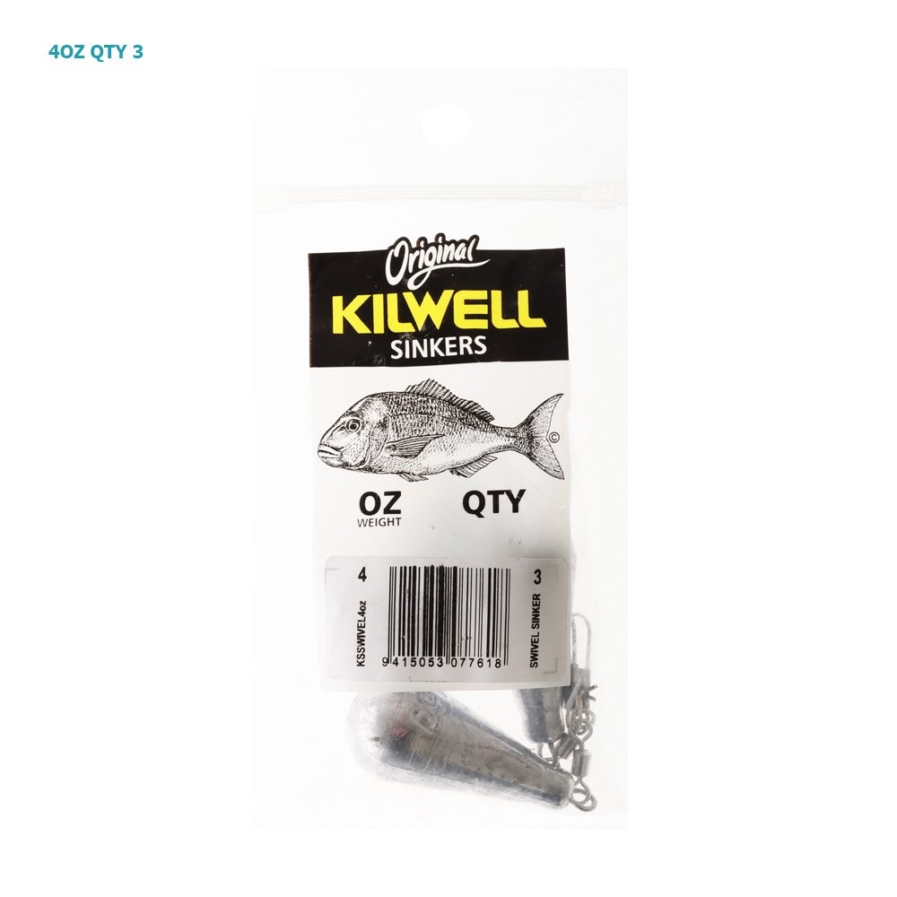 Kilwell Tear Drop Swivel Sinker