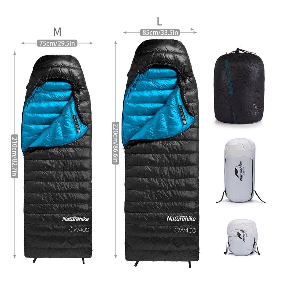 Naturehike Cicada Wing 5C Down Sleeping Bag Medium Black