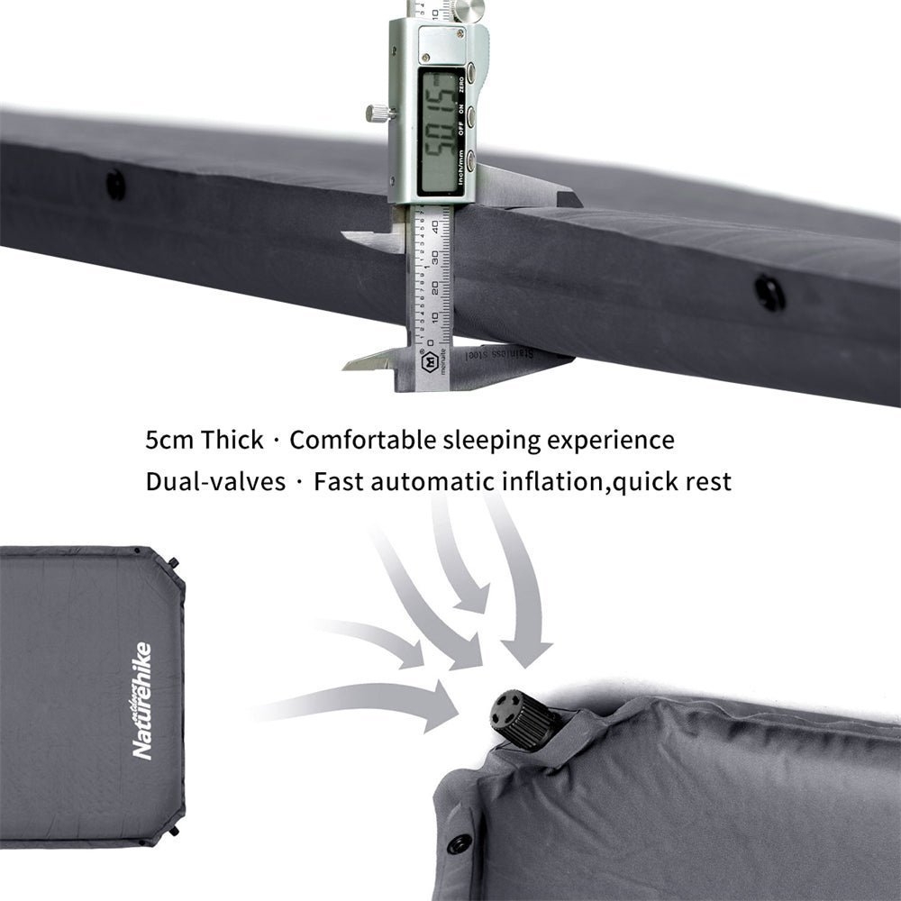 Naturehike Self Inflating Sleeping Mat Grey