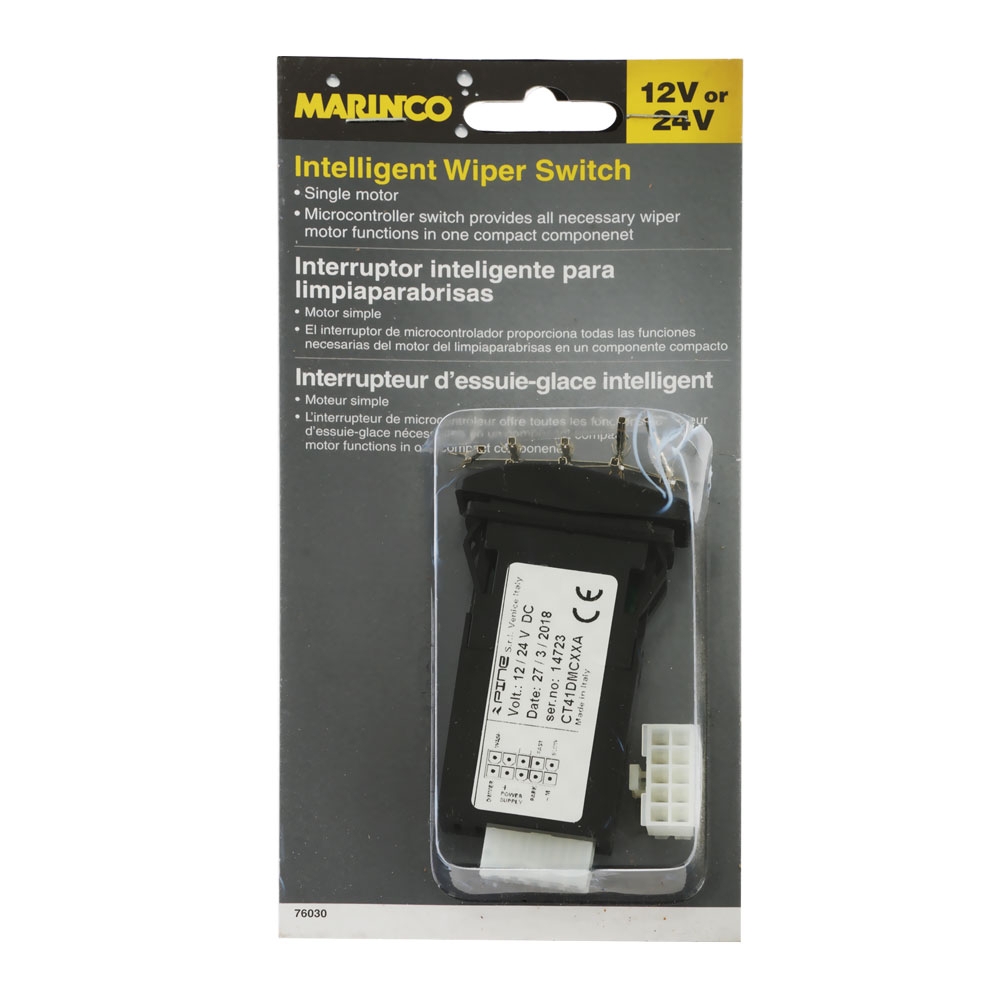 Attwood Single Motor Intelligent Wiper Switch 12/24V