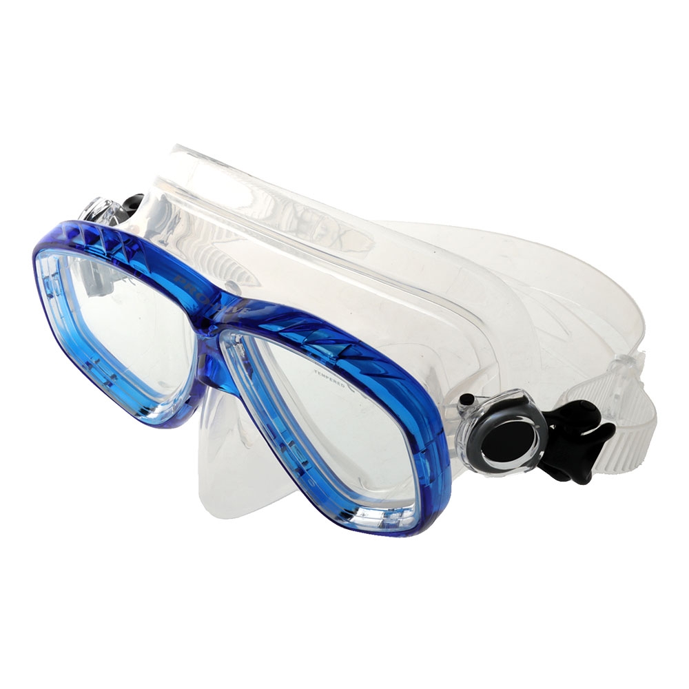 Pro-Dive Adult Dive Mask and Snorkel Set Blue