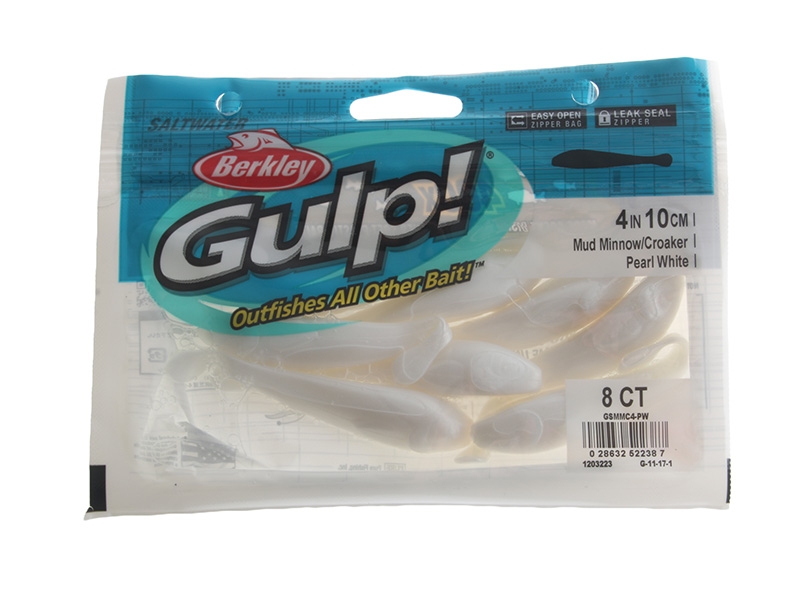 Berkley Gulp Mud Minnow Soft Bait 10cm Qty 8