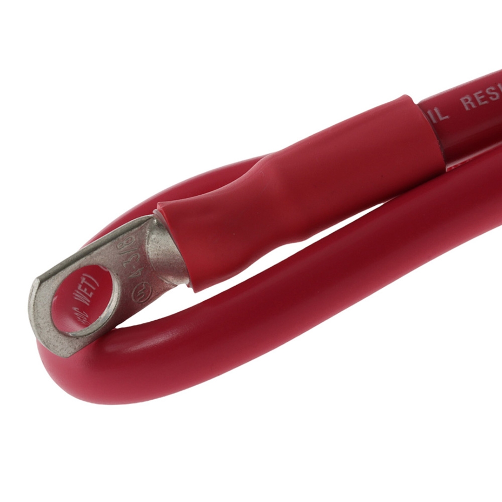 Ancor Battery Cable Assembly 4 AWG Wire 9.5mm Stud Red 18in