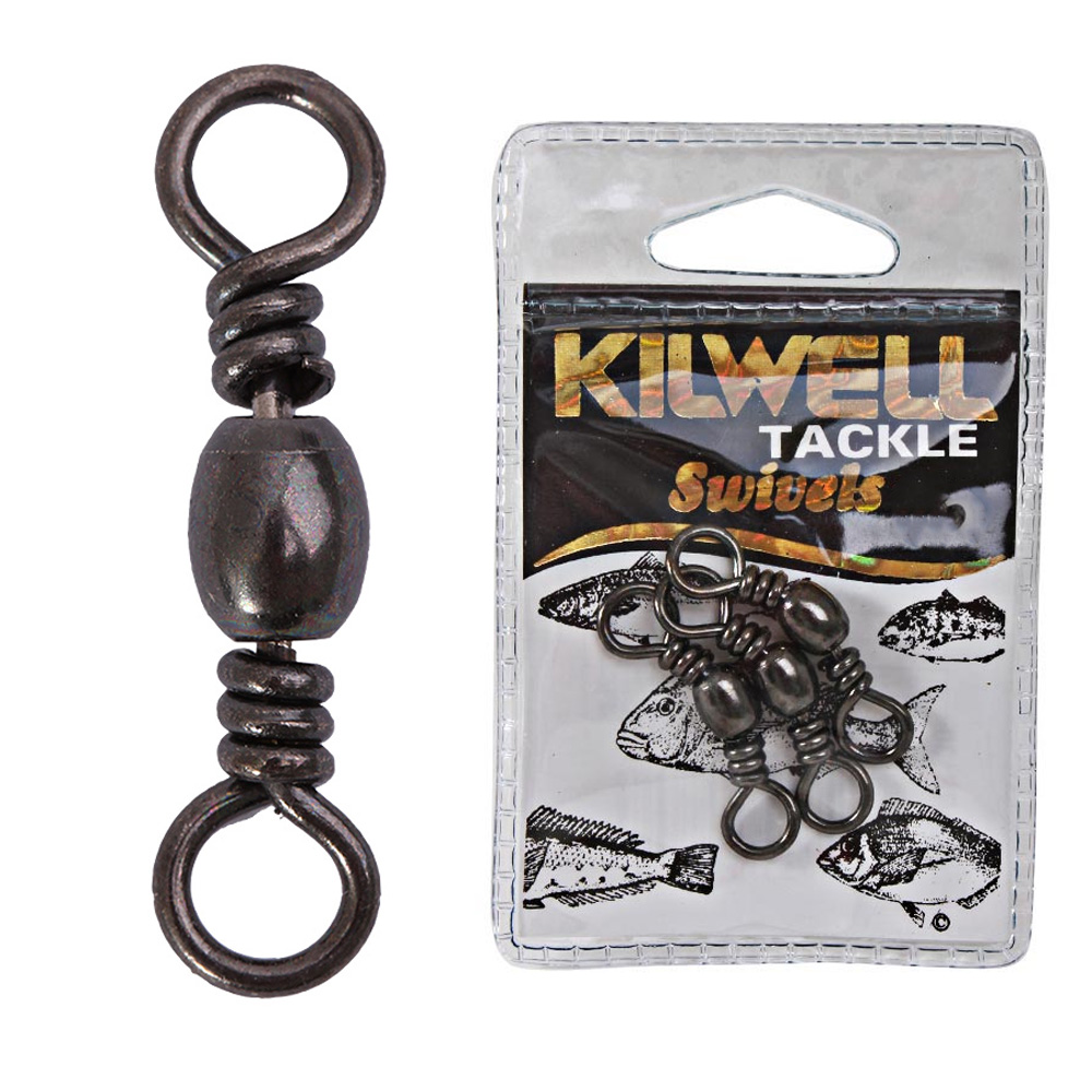Kilwell Barrel Swivels Size 2/0 26-37kg Qty 3